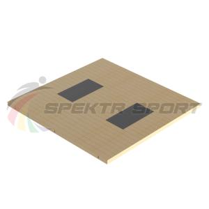 Купить Помост тяжелоатлетический 3х3х0,1м, рез. амортизаторы 1х0,5х0,04м в Новаяладоге 