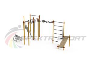 Купить Спортивный комплекс для инвалидов-колясочников WRK-D17_76mm в Новаяладоге 