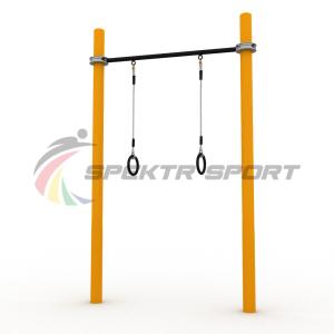 Купить Турник классический для занятий Воркаут с кольцами SP WRK-07 + Rings_76mm в Новаяладоге 