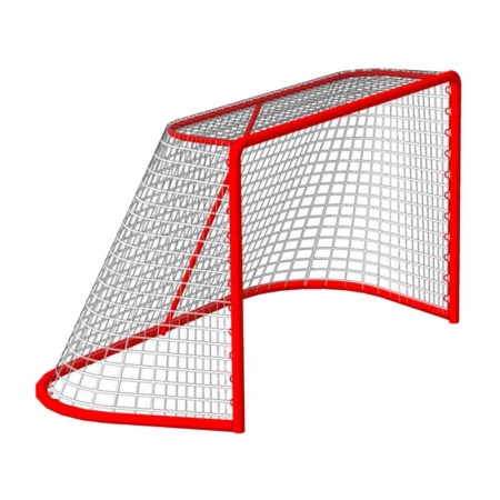 Купить Сетка хоккейная на ворота 1,22мх1,83мх0,5мх1,15м, нить 3,5 мм, узловая в Новаяладоге 
