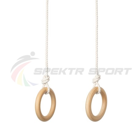 Купить Кольца гимнастические деревянные (фанера 18 мм, покрытие: эмаль, лак или пропитка) в Новаяладоге 