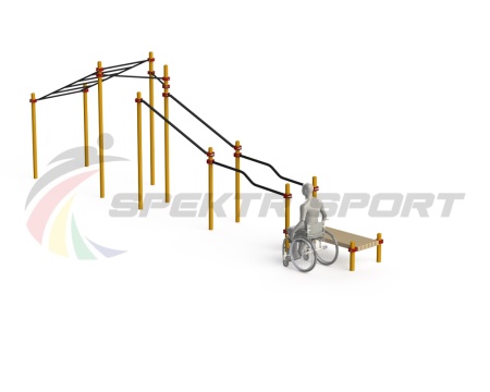 Купить Спортивный комплекс для инвалидов-колясочников WRK-D22_76mm в Новаяладоге 