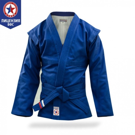 Купить Куртка для самбо "Атака"  ВФС (подкладка, пояс) р 50-60 в Новаяладоге 