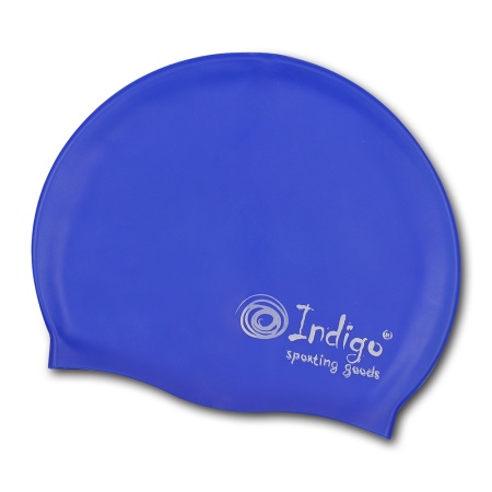 Купить Шапочка для плавания силиконовая Indigo однотонная  в Новаяладоге 