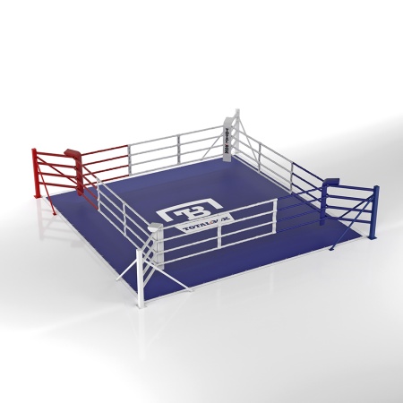 Купить Ринг боксерский напольный Totalbox на упорах 5х5м в Новаяладоге 
