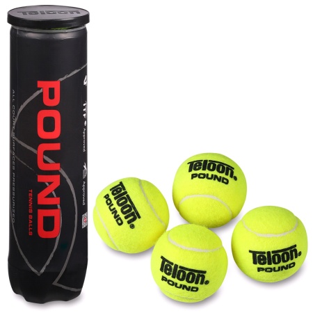 Купить Мяч для большого тенниса Teloon 828Т Р4  (4 шт) в Новаяладоге 