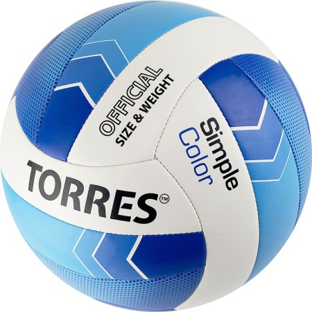 Купить Мяч волейбольный Torres Simple Color любительский р.5 в Новаяладоге 